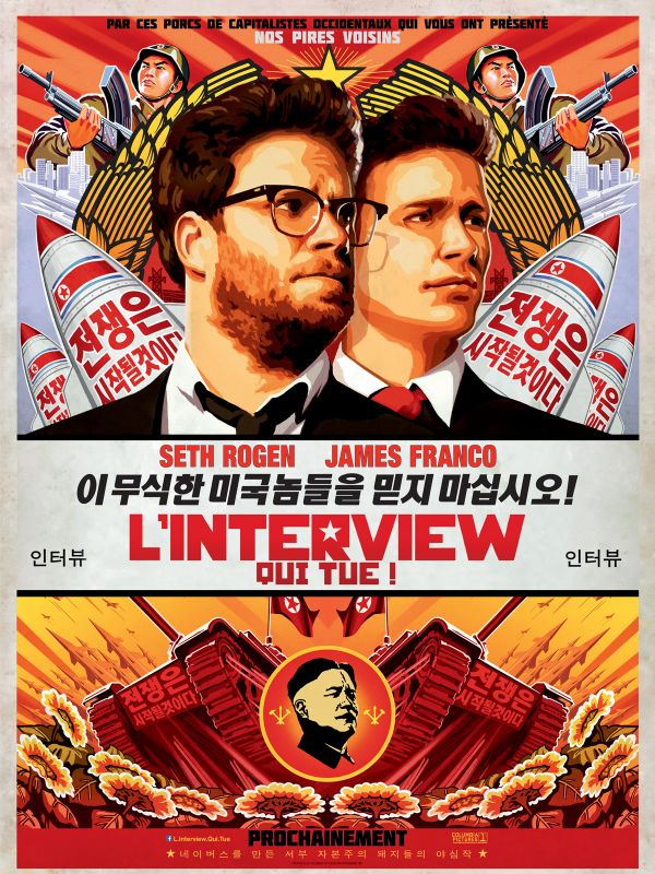 Affiche du film L Interview qui tue ! (2014) de Seth Rogen. Voir L Interview qui tue ! en streaming / torrent sur meilleurs-films.fr